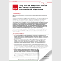 Policy brief: Dirty fuel